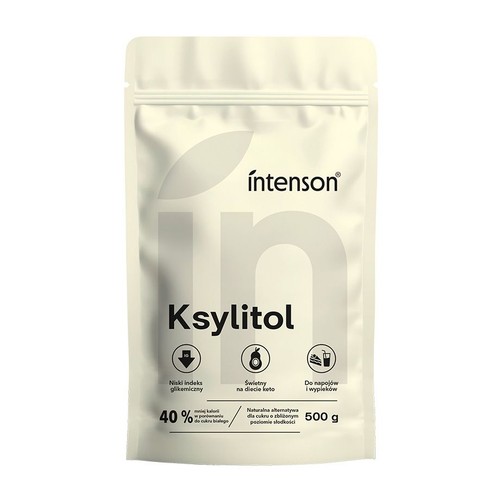 Ksylitol w proszku. Słodzik na bazie ksylitolu Intenson 500 g
