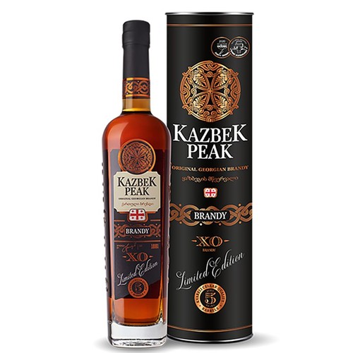 Brandy XO 5YO alk. 36,0% obj. Kazbek Peak 500 ml