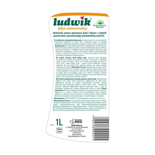 Baking Soda Płyn uniwersalny Ludwik 1 l