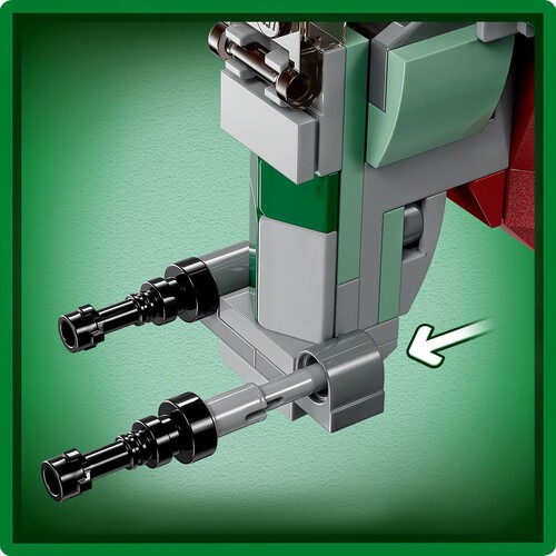 Star Wars™ Mikromyśliwiec kosmiczny Boby Fetta™ 75344 LEGO 1 sztuka