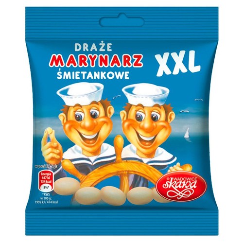 Draże Marynarz śmietankowe XXL Skawa 130 g