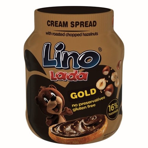 Krem czekoladowo - orzechowy Gold  Lino Lada 350 g