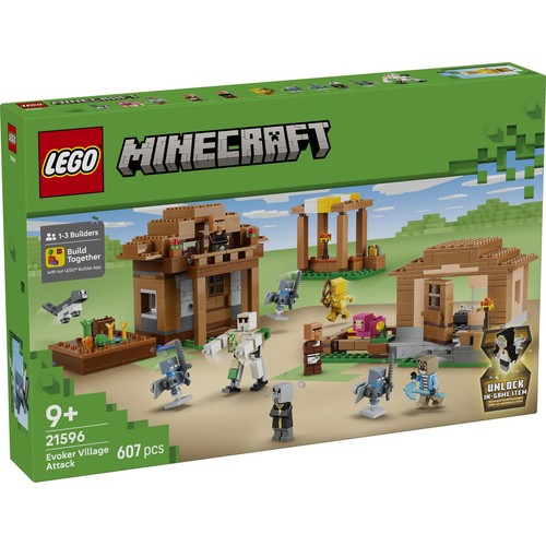 Minecraft Najazd przywoływaczy na wioskę 21596 LEGO 1 sztuka