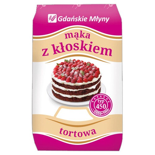 Maka pszenna typ 450 tortowa Gdańskie Młyny 1 kg