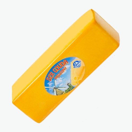 Ser Gouda wędzona plastry OSM Giżycko na wagę ok. 250 g