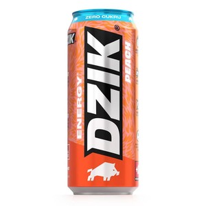 Napój energetyzujący Energy Peach Zero Kalorii  WK Dzik 500 ml