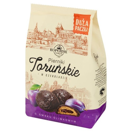 Pierniki toruńskie w czekoladzie o smaku śliwkowym Kopernik 300 g
