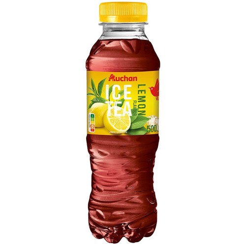 Napój niegazowany Ice Tea o smaku cytrynowym Auchan 500 ml