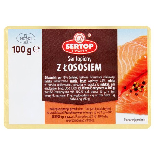 Ser topiony z łososiem Sertop 100 g