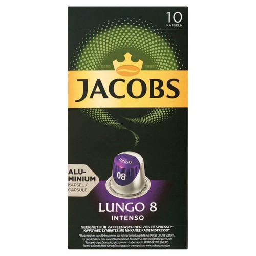 Kawa w kapsułkach Lungo intenso  Jacobs 10 kapsułek