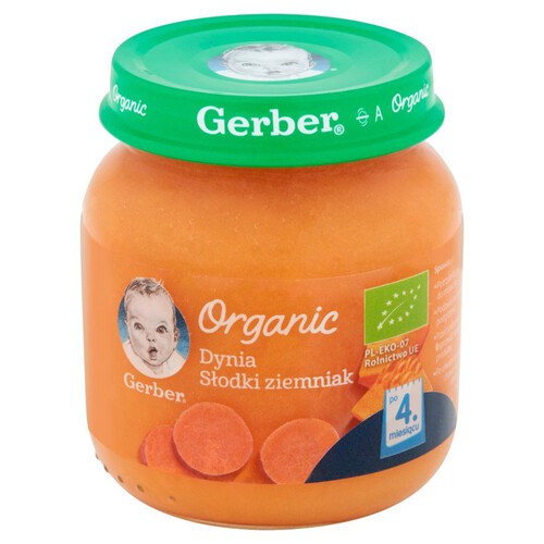 Organic dynia, słodki ziemniak Gerber Organic 125 g