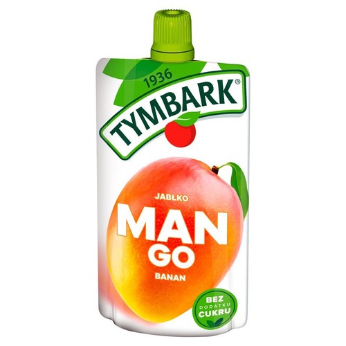 Mus owocowy 100% mango-jabłko-banan Tymbark 120 ml