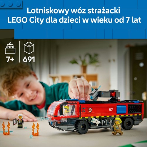 City Lotniskowy wóz strażacki 60499, zestaw konstrukcyjny z ciężarówką LEGO 1 sztuka