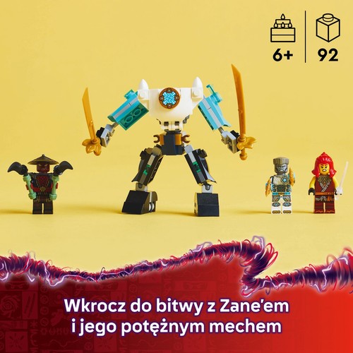 NINJAGO® Mech w zbroi bojowej Zane’a 71827 LEGO 1 sztuka