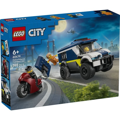 City Furgonetka policyjnego konwoju więziennego 60479, zabawka konstrukcyjna LEGO 1 sztuka
