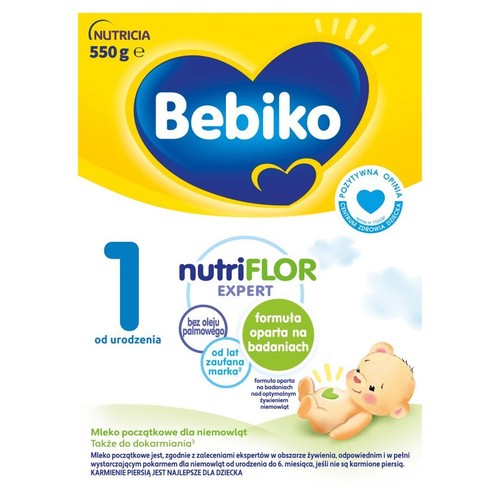 Mleko początkowe dla niemowląt Bebiko 550 g