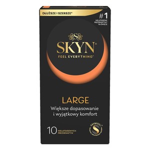 Prezerwatywy Skyn Large Unimil 10 sztuk