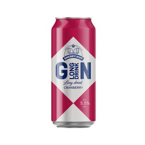 Drink alkoholowy Long Drink Gin Cranberry alk. 5,5% obj. Siinebrychoff 500 ml