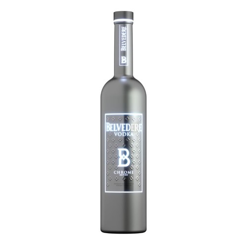 Wódka czysta premium Chrome Edition Luminous alk. 40,0% obj. Belvedere 700 ml