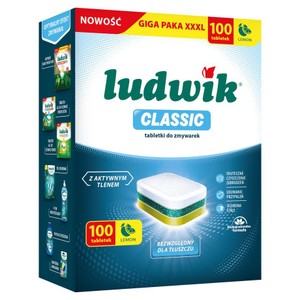 Classic tabletki do zmywarki Ludwik 100 tabletek