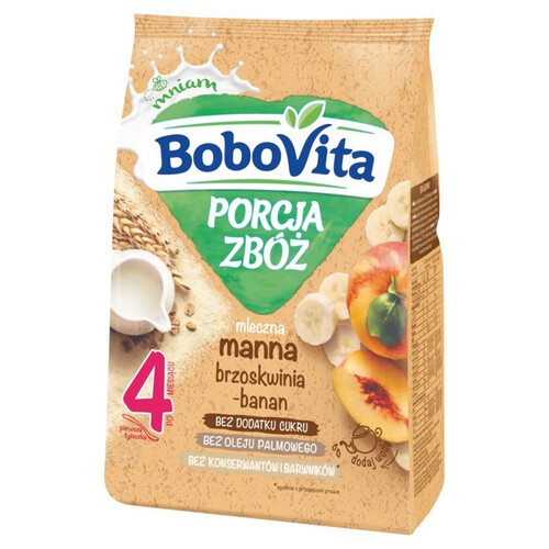 Kaszka mleczna manna brzoskwinia-banan BoboVita 210 g