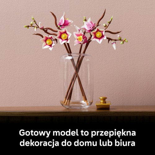 Botanicals Gałązki magnolii 11510, kwiatowa dekoracja LEGO 1 sztuka