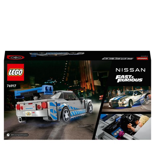 Speed Champions Nissan Skyline GT-R (R34) z filmu „Za szybcy, za wściekli” 76917 LEGO 1 sztuka