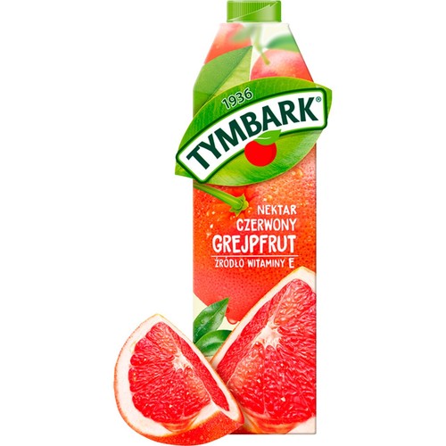 Nektar z czerwonych grapefruitów Tymbark 1 l