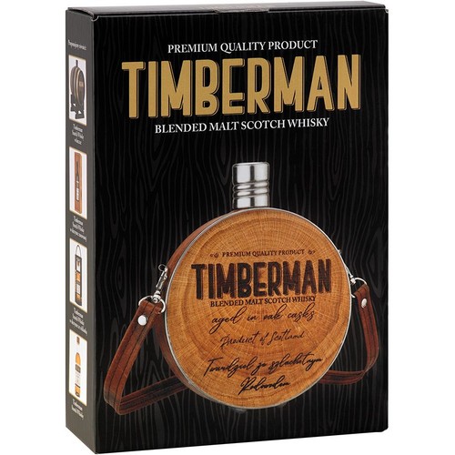 Whisky szkocka blend 3YO alk. 40,0% obj. Timberman 500 ml