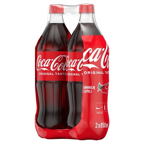 Napój gazowany Cola Coca-Cola 2 x 850 ml