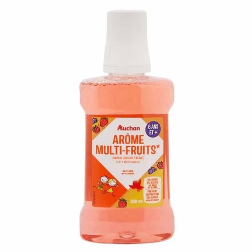 Płyn do płukania ust dla dzieci  Auchan 250 ml