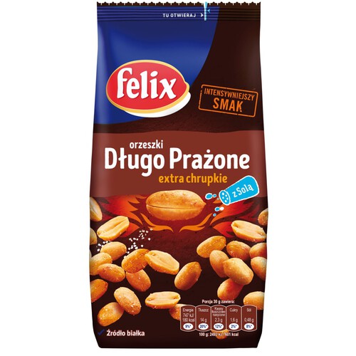 Orzeszki długo prażone extra chrupkie Felix 380 g