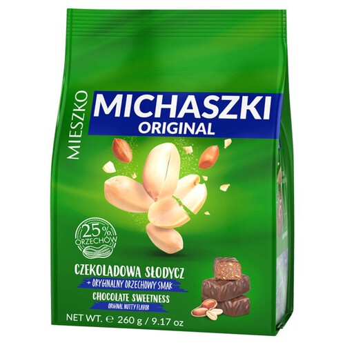 Michaszki z orzechami torebka Mieszko 260 g