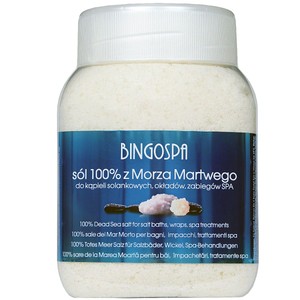 Sól do kąpieli 100% z Morza Martwego BINGOSPA 1,25 kg