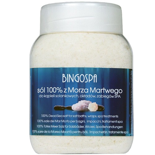 Sól do kąpieli 100% z Morza Martwego BINGOSPA 1,25 kg