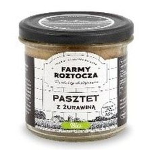 BIO Pasztet z żurawiną  Farmy Roztocza 180 g