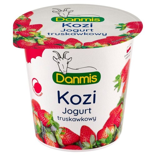 Jogurt kozi truskawkowy Danmis 125 g