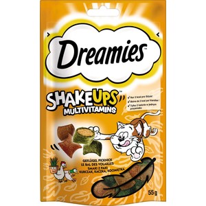 Przysmak z kurczakiem, kaczką i kocimiętką dla kota Dreamies 55 g
