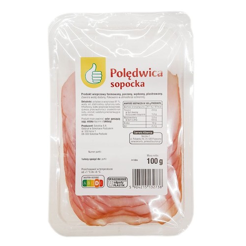 Polędwica sopocka Auchan 100 g