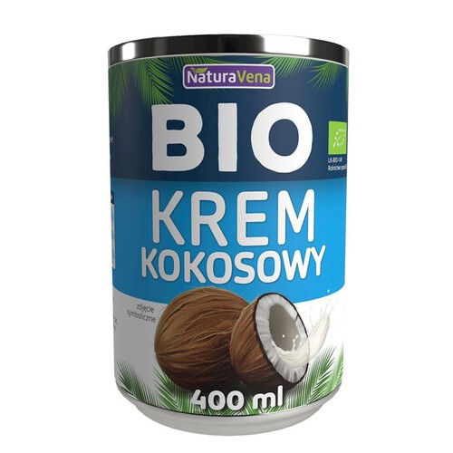 Ekologiczny krem kokosowy o zawartości tłuszczu 17% NaturAvena 400 ml