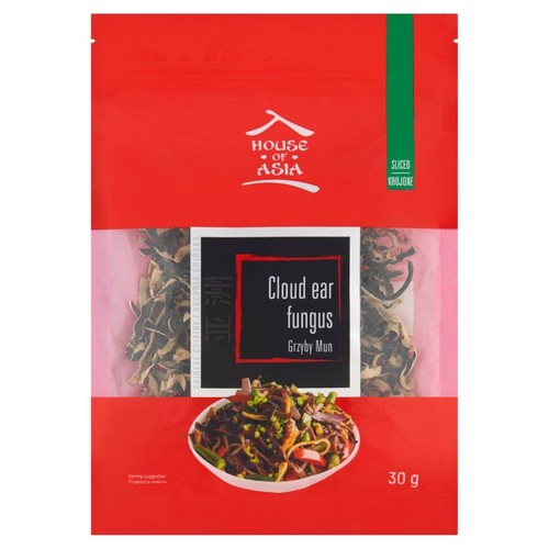 Grzyby Mun krojone suszone House of Asia 30 g