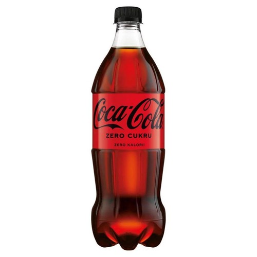 Napój gazowany Zero o smaku cola bez dodatku cukru Coca-Cola 850 ml