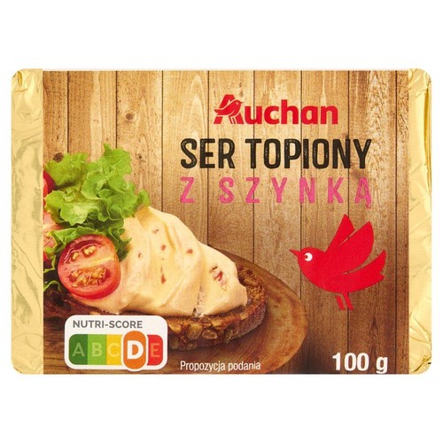 Ser topiony z szynką Auchan 100 g
