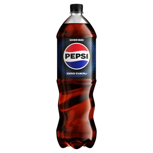 Napój gazowany Zero Cukru o smaku cola nieposiadający wartości energetycznej PEPSI 1,5 l