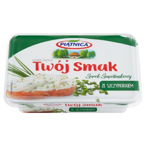 Twój Smak serek ze szczypiorkiem Piątnica 135 g