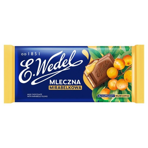 Czekolada mleczna mirabelkowa E.Wedel 100 g