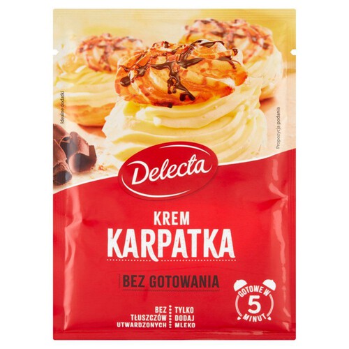 Krem karpatka bez gotowania Delecta 145 g