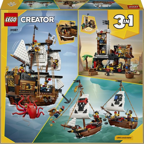 Creator 3 w 1 Legendarny statek piracki 31387 LEGO 1 sztuka