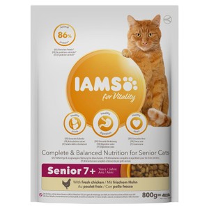 For Vitality karma sucha ze świeżym kurczakiem  IAMS 800 g