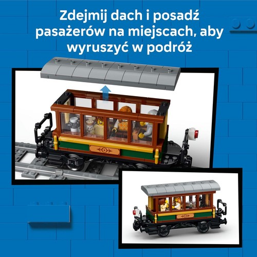 City Retro pociąg z lokomotywą parową 60511 LEGO 1 sztuka